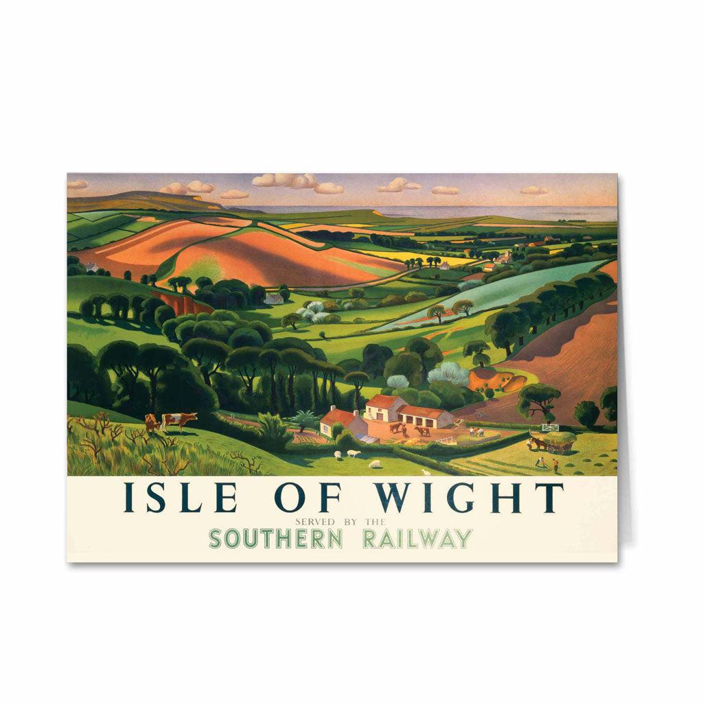 Isle Of Wight - Southern Railway Greeting Card