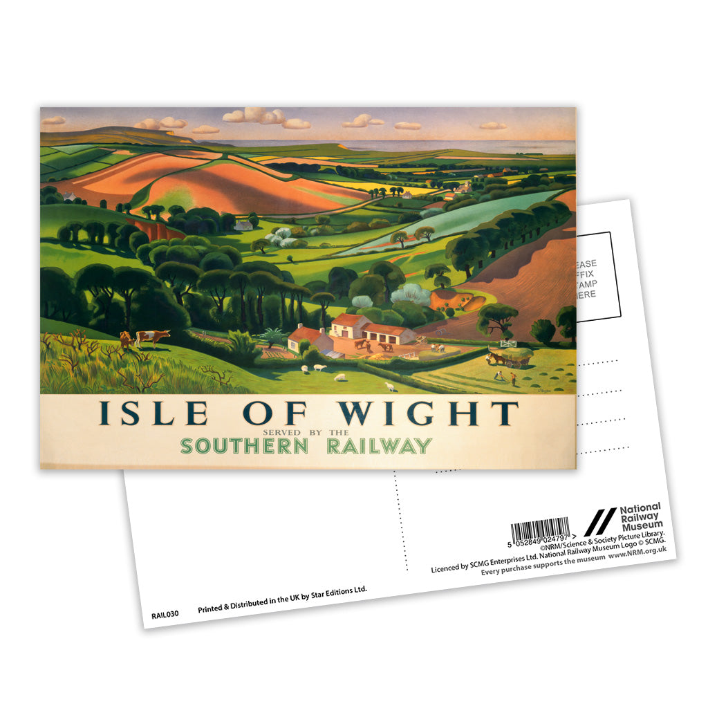 Isle Of Wight - Southern Railway Postcard Pack of 8