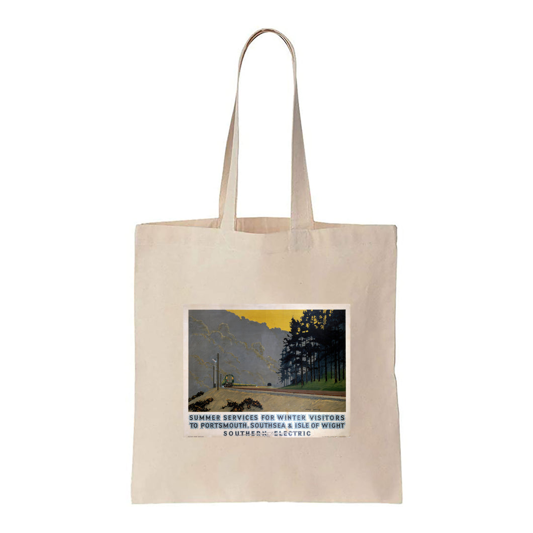 Southern Electric to Portsmouth, Southsea and Isle Of Wight - Canvas Tote Bag