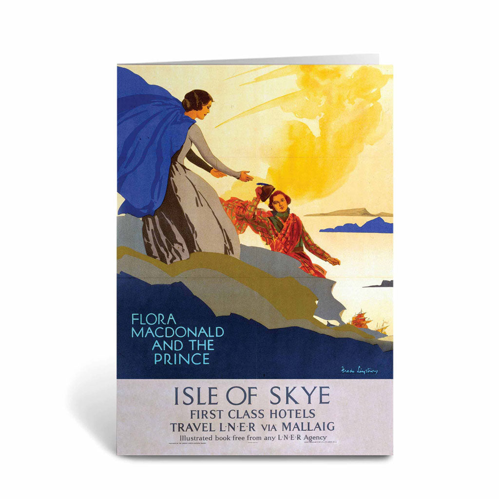 Isle Of Skye - Flora Macdonald and the prince Greeting Card