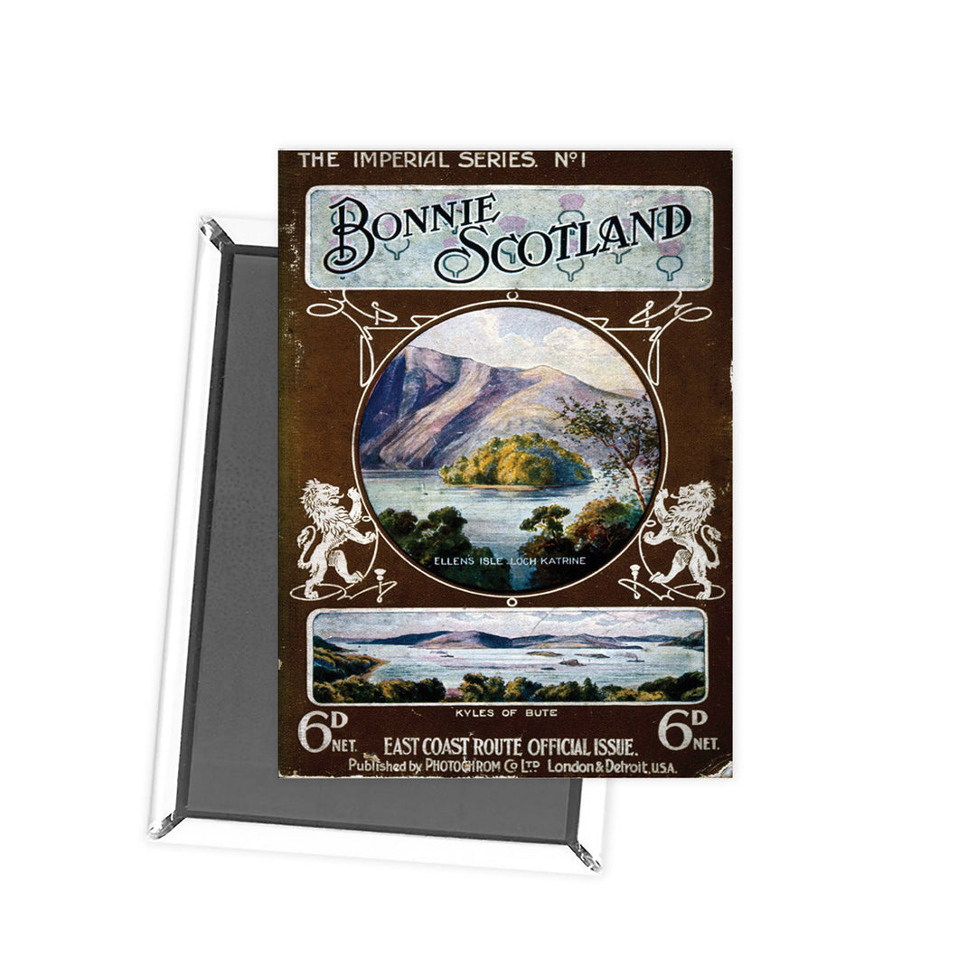 Bonnie Scotland - East coast route official issue imperial series Fridge Magnet