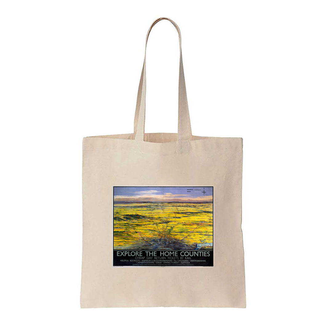 Explore the Home Counties - Canvas Tote Bag