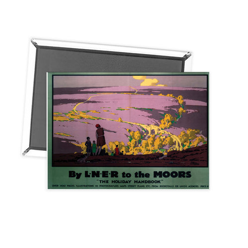 The Holiday Handbook - LNER to the moors Fridge Magnet