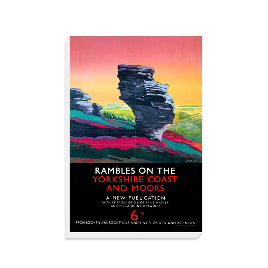 Rambles on the Yorkshire Coast and Moors - Canvas