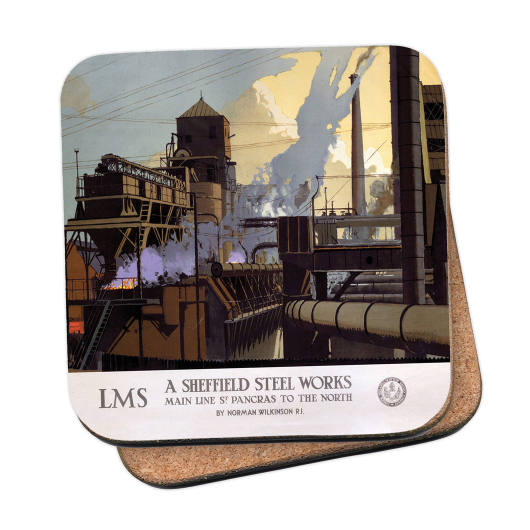 Sheffield Steel Works - Main line St Pancras to the North Coaster