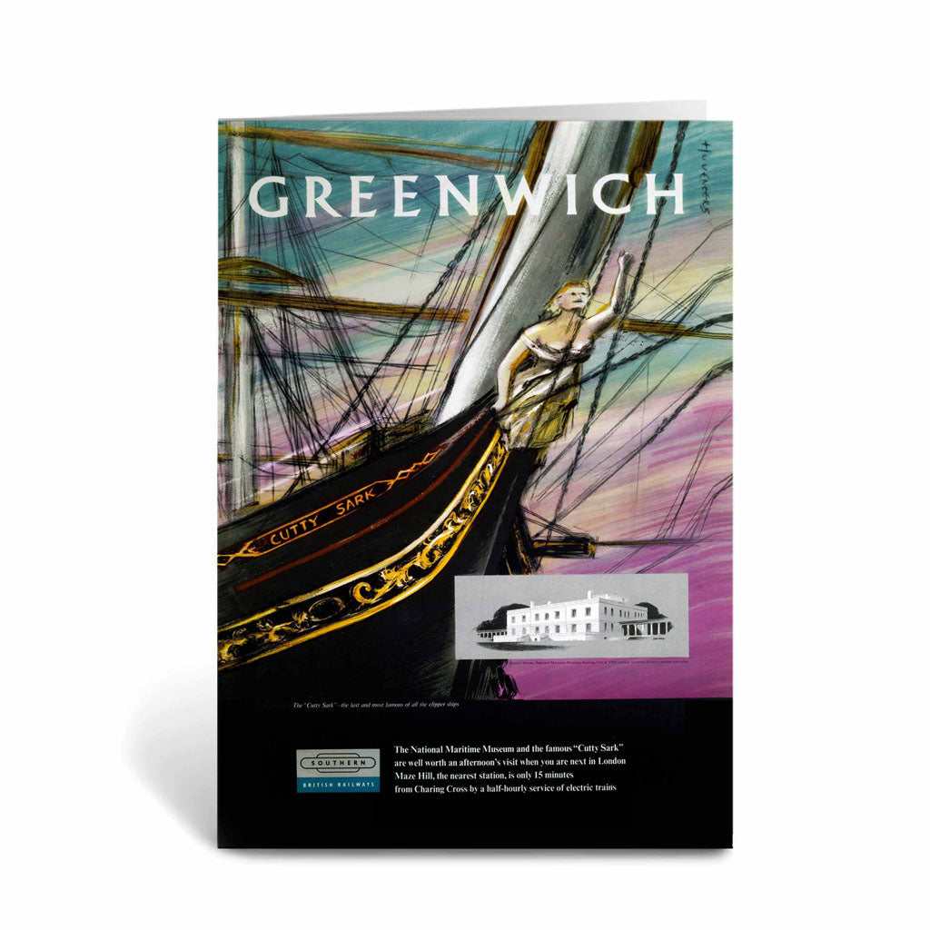 Greenwich - Cutty Sark Masthead Greeting Card