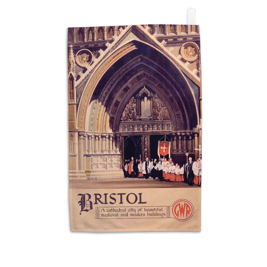 Bristol - A Cathedral City - Tea Towel