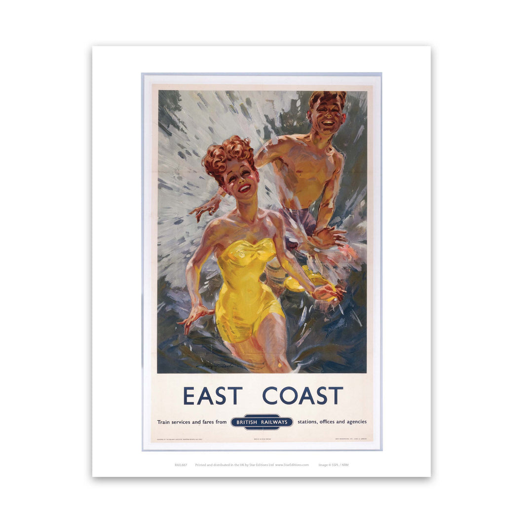 East Coast - British Railways Art Print