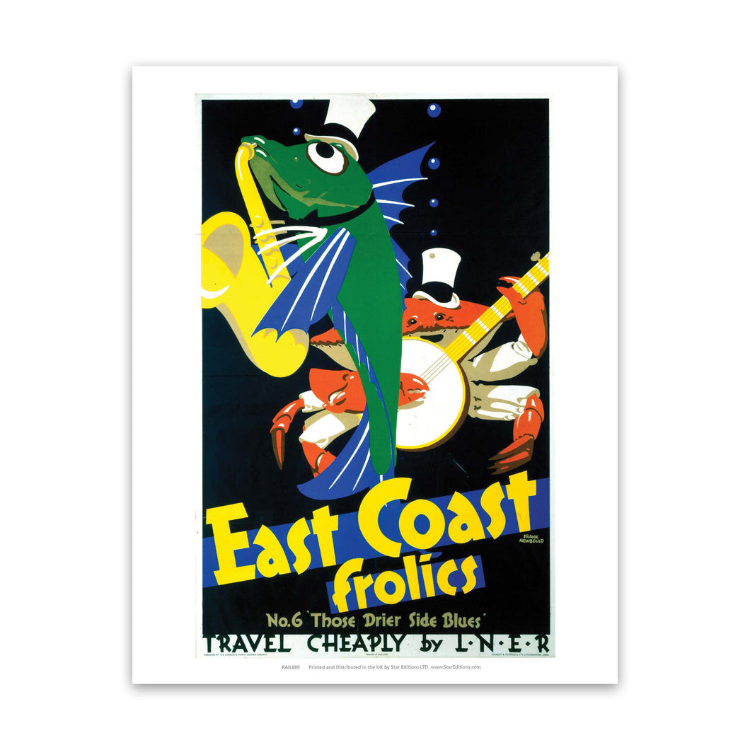 East Coast Frolics No 6 Art Print