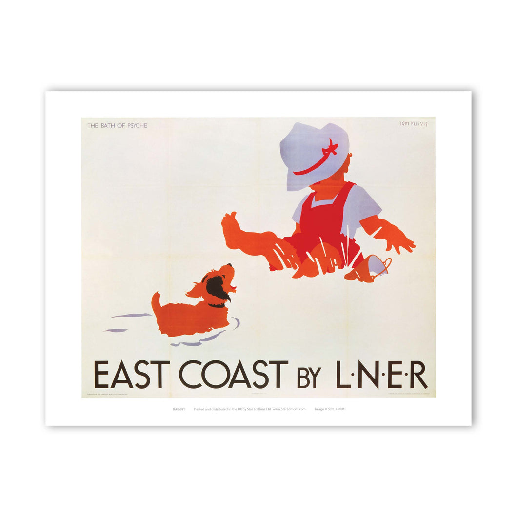 East Coast - The Bath of Psyche Art Print