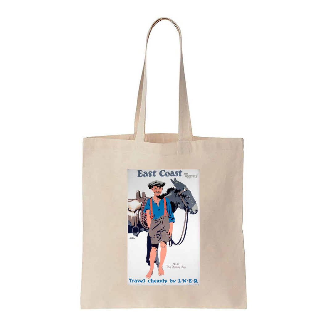 East Coast Types No 6 The Donkey Boy - Canvas Tote Bag