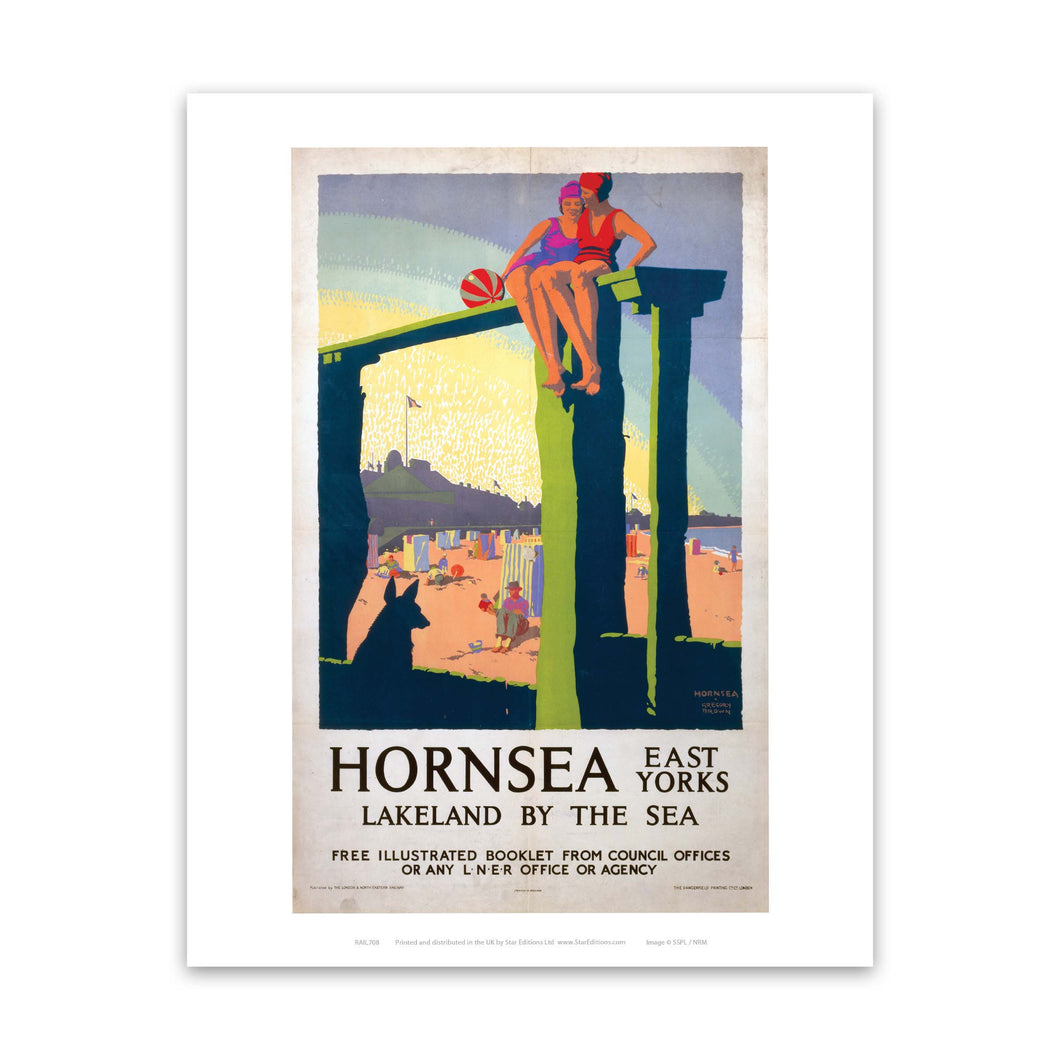 Hornsea lakeland by the sea - East Yorks Art Print