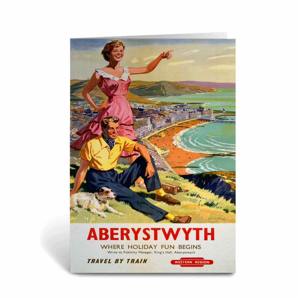 Aberystwyth, where holiday fun begins Greeting Card