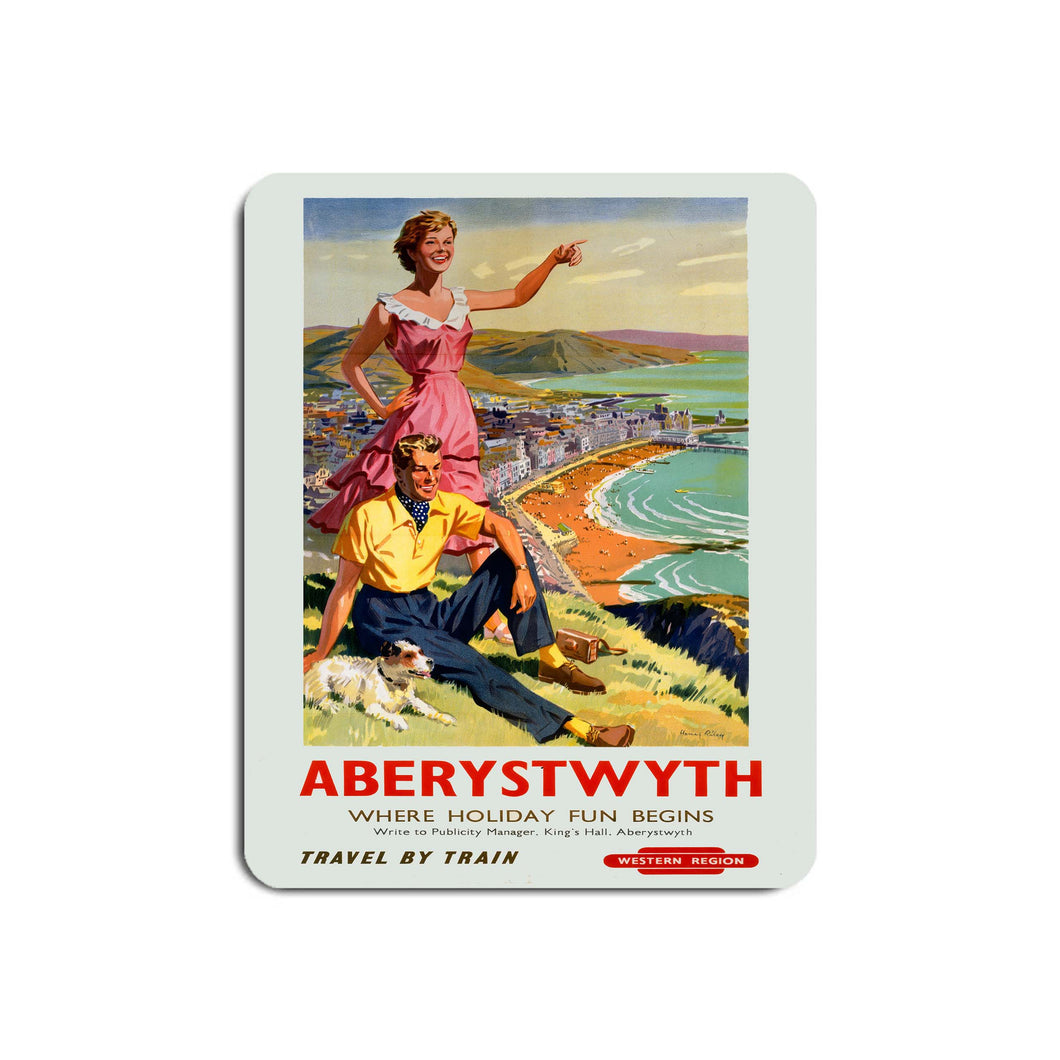 Aberystwyth, where holiday fun begins - Mouse Mat