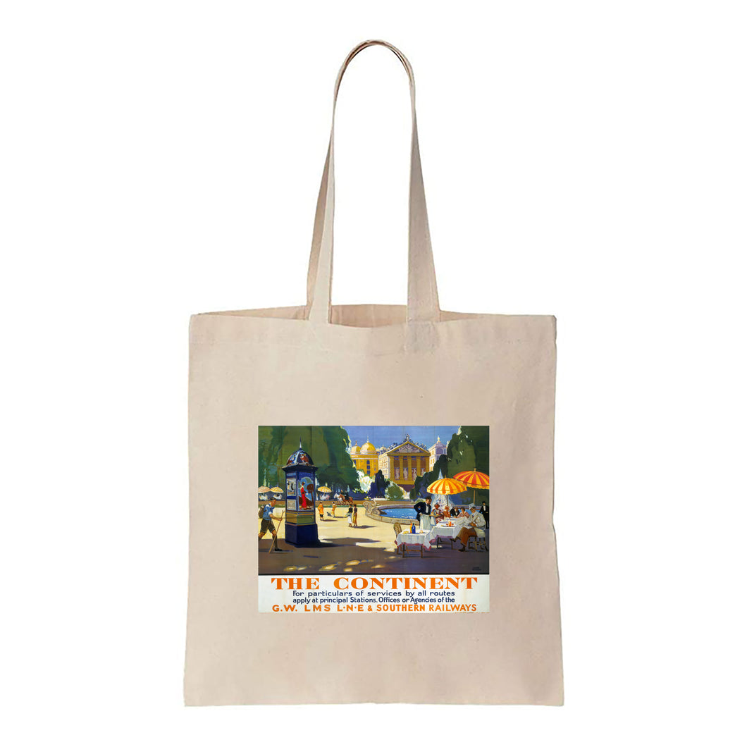 The Continent Fountain - GW LMS and Southern - Canvas Tote Bag
