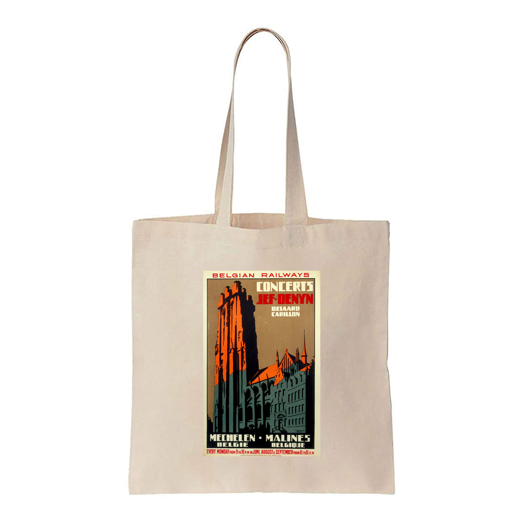 Concerts Jef Denyn - Belgian Railways - Canvas Tote Bag