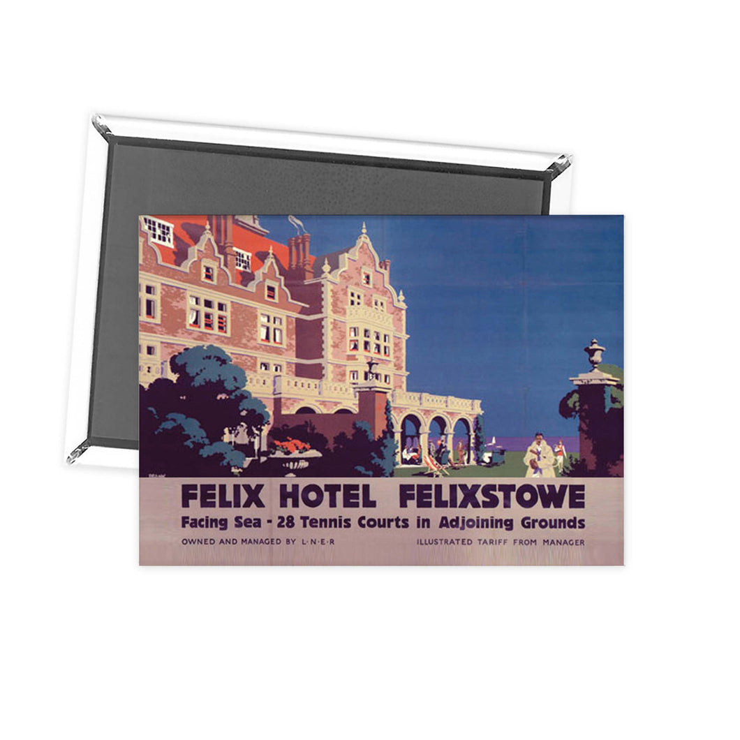 Felix hotel in Felixstowe - Owned and managed by LNER Fridge Magnet