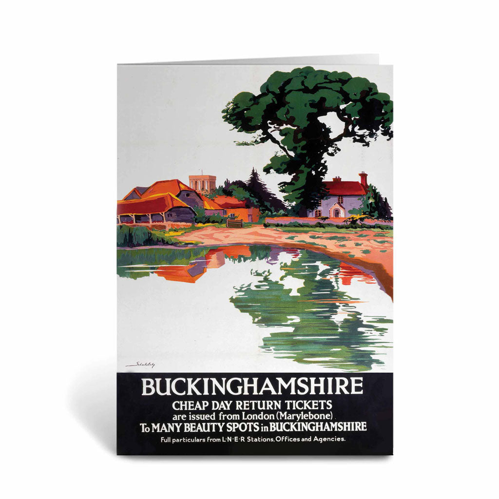 Buckinghamshire by LNER Greeting Card