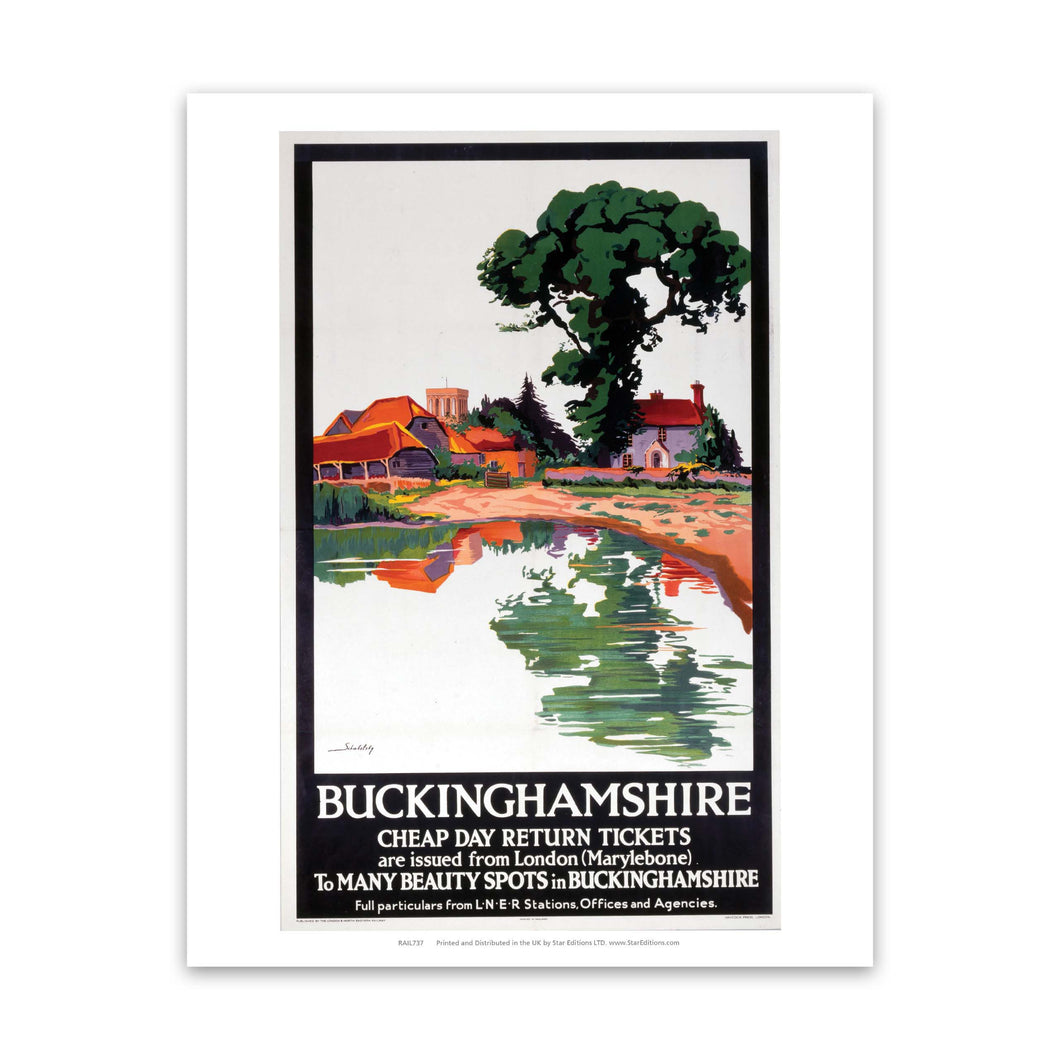 Buckinghamshire by LNER Art Print
