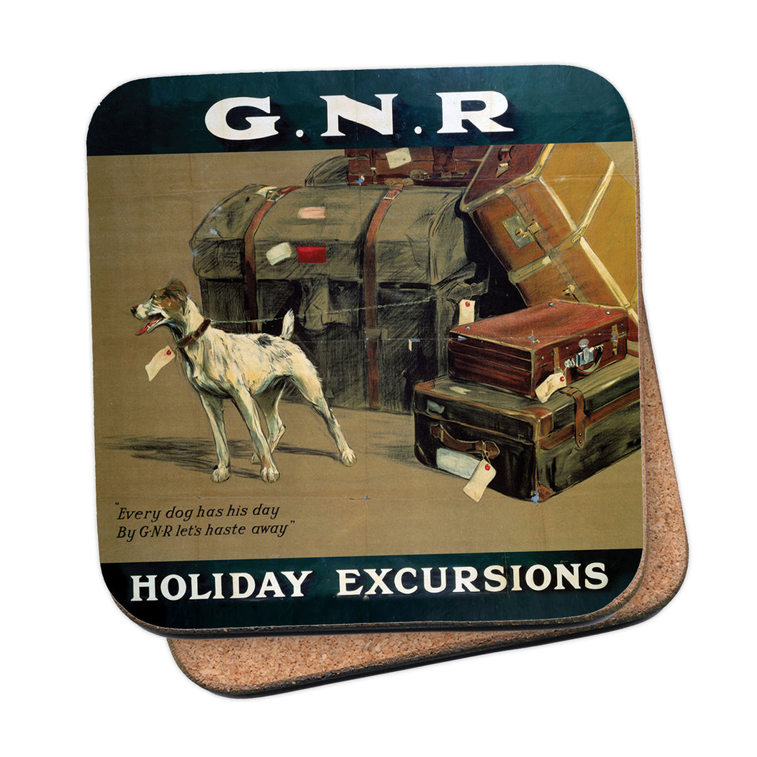 GNR Holiday Excursions - Every dog has his day Coaster