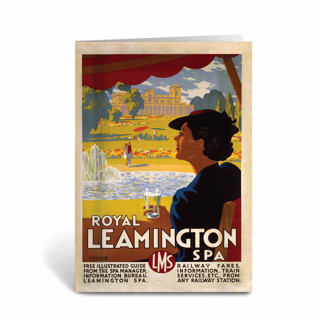 Royal Lemington Spa - LMS Railway Greeting Card