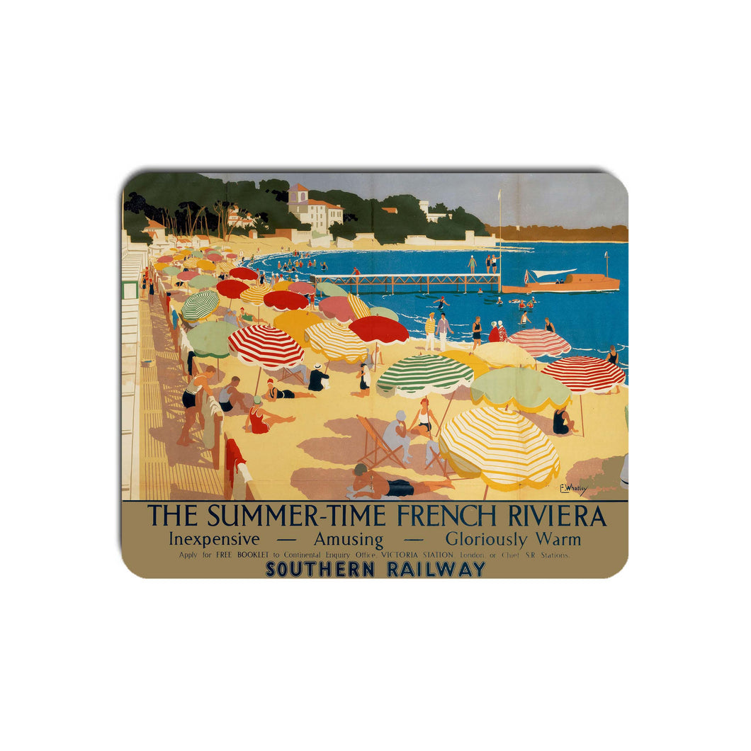Summer-time French Riviera - Inexpensive, amusing, gloriously warm - Mouse Mat