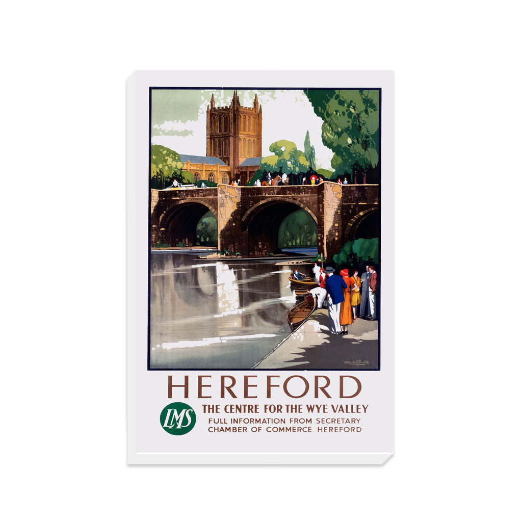 Hereford The Center for the Wye valley - LMS - Canvas