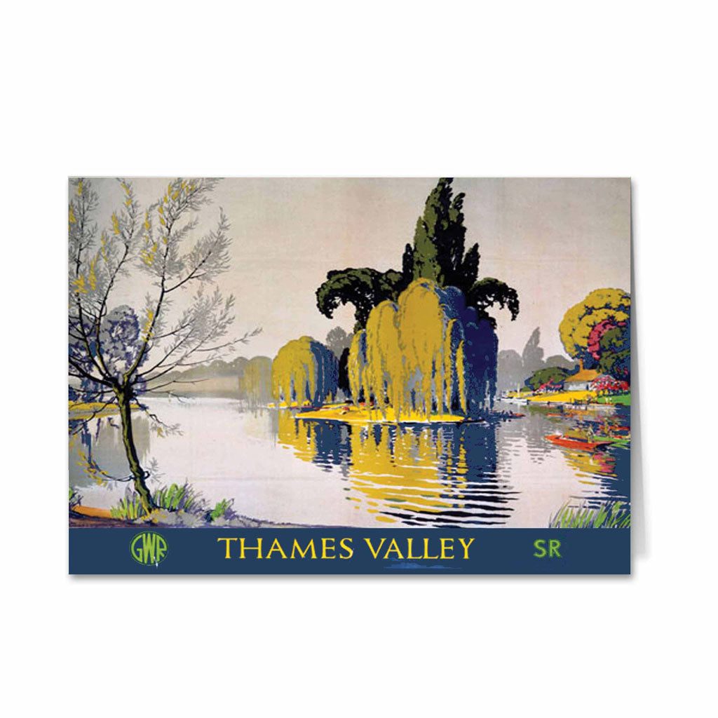Thames Valley - GWR and Southern Railway Greeting Card