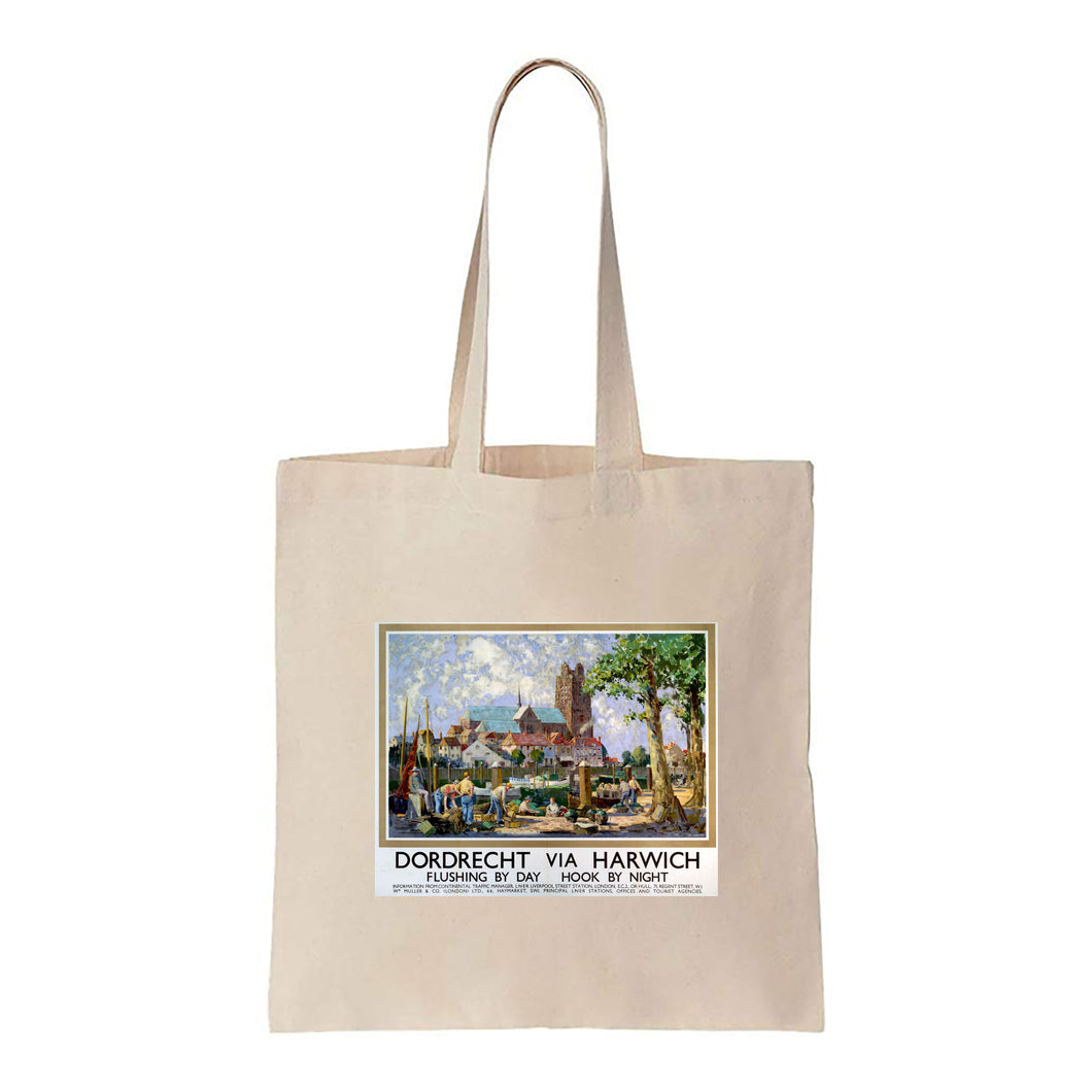 Dordrecht Via Harwich - Canvas Tote Bag