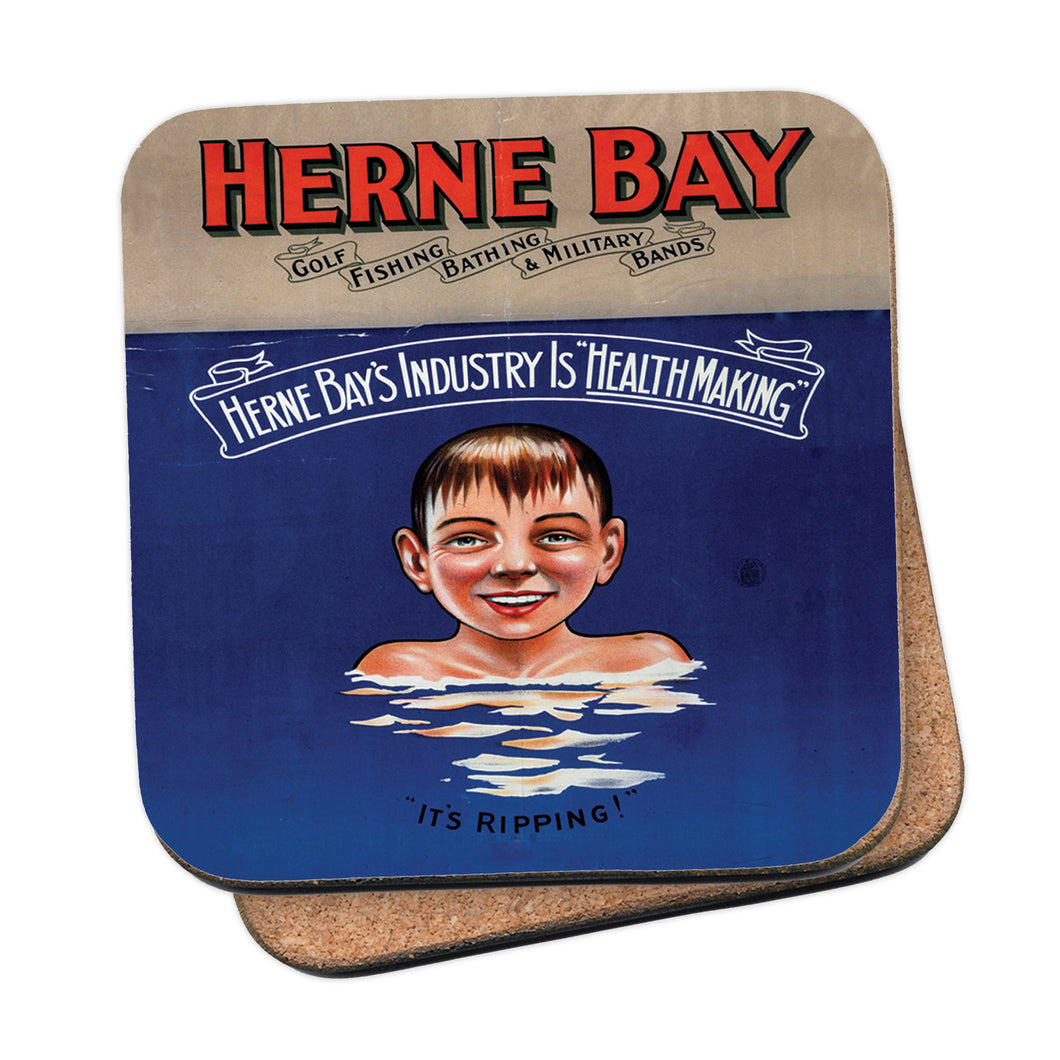 Herne Bay - Golf fishing bathing and military bands Coaster