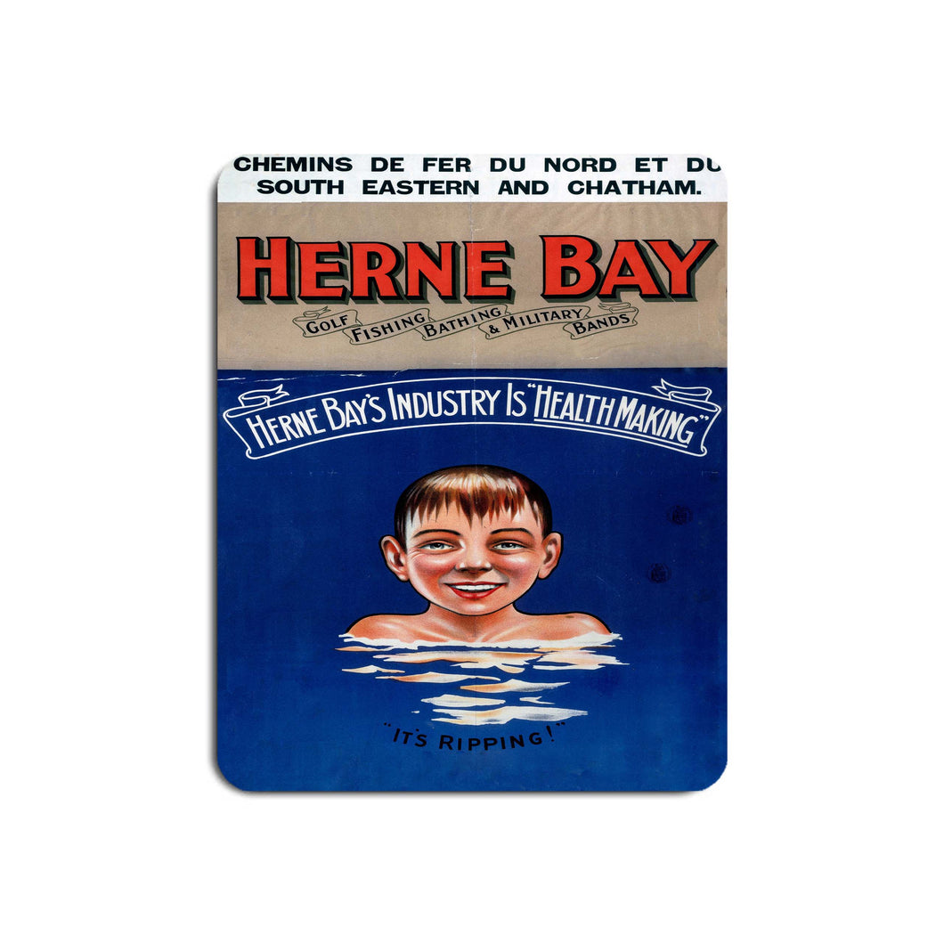 Herne Bay - Golf fishing bathing and military bands - Mouse Mat