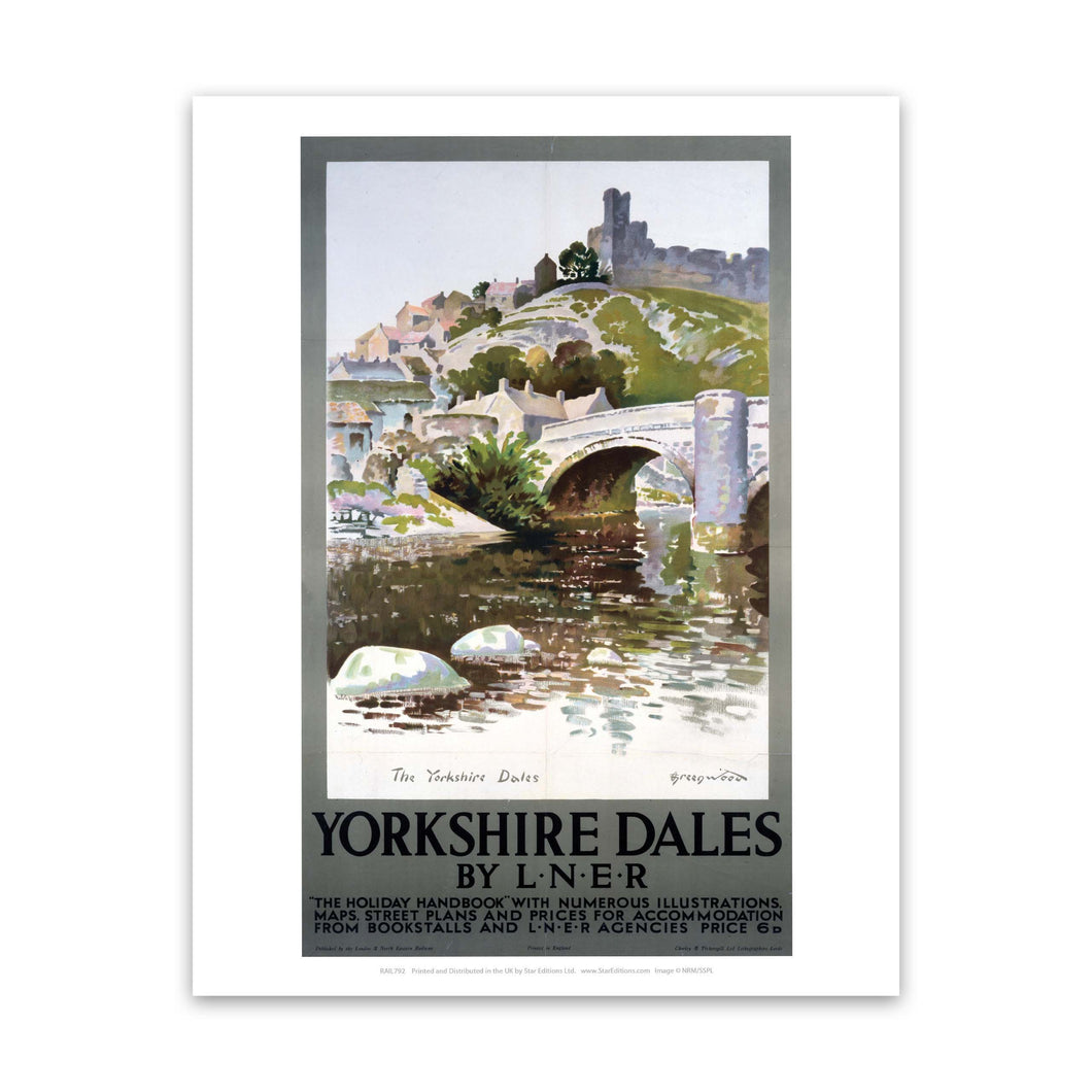 Yorkshire Dales Holiday handbook - By LNER Art Print