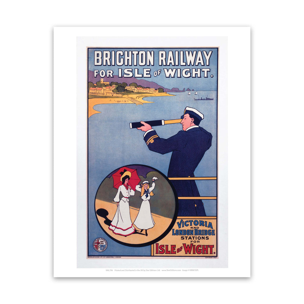 Brighton Railway for Isle Of Wight Art Print
