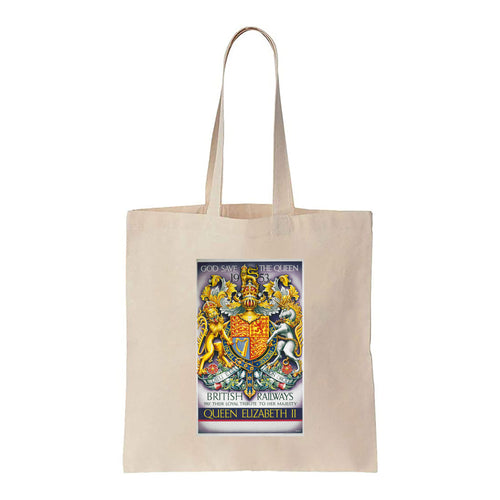 British Railways Tribute to Queen Elizabeth II - Canvas Tote Bag