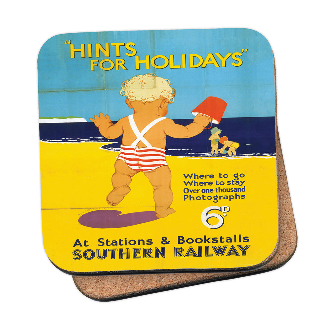 Hints for Holidays by Southern Railway Coaster