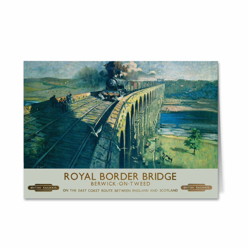 Royal Border Bridge - Berwick-on-tweed Greeting Card