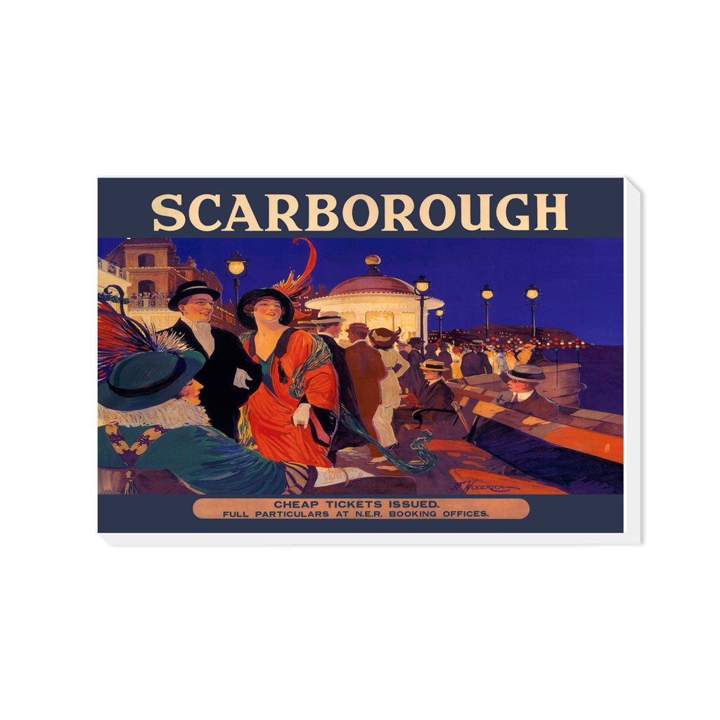 Scarborough - Nightlife at the seafront - Canvas
