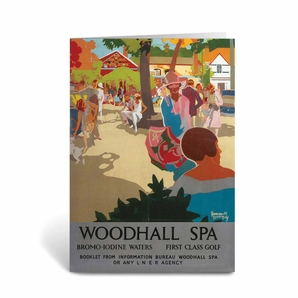 Woodhall Spa Dromo-Iodine waters and first class golf Greeting Card