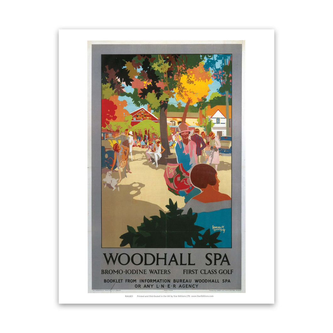 Woodhall Spa Dromo-Iodine waters and first class golf Art Print