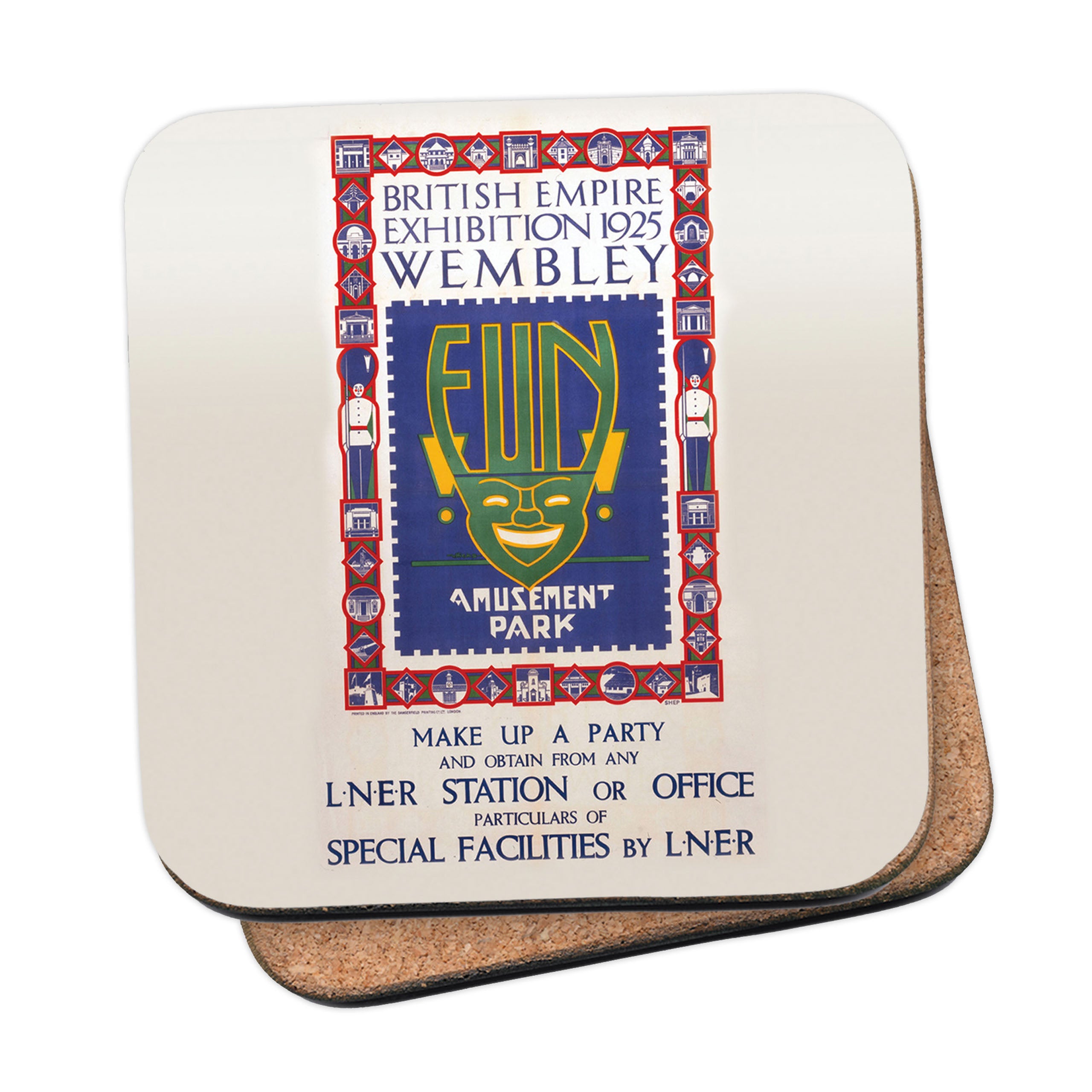 British Empire Exhibition - Fun Amusement Park Coaster – Railway Posters