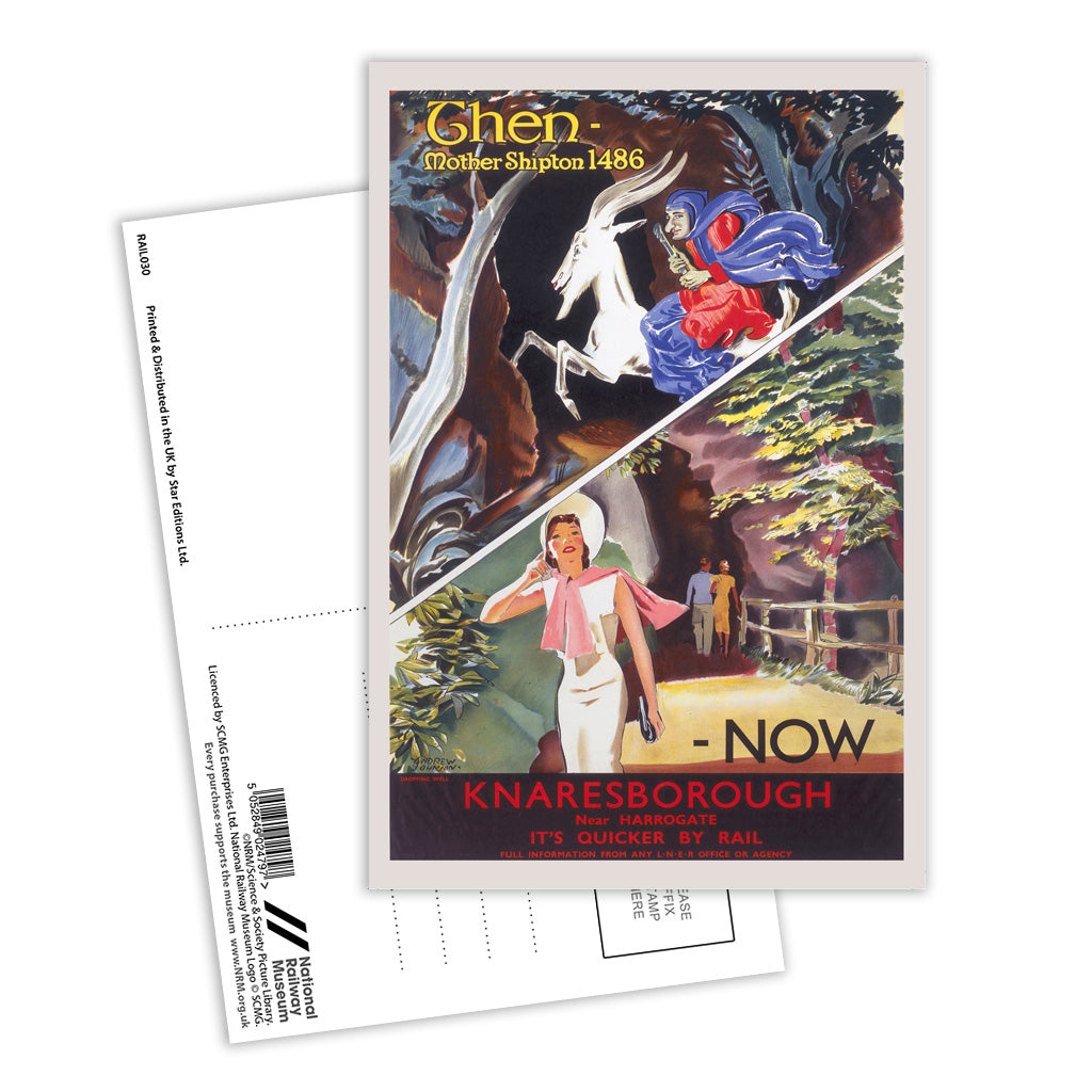 Knaresborough Then and Now Postcard Pack of 8