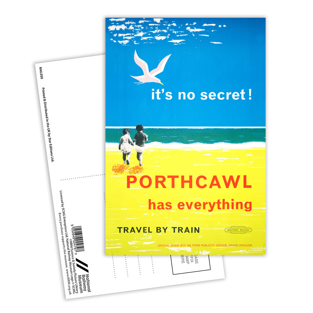 Porthcawl has everything - Travel by Train Postcard Pack of 8