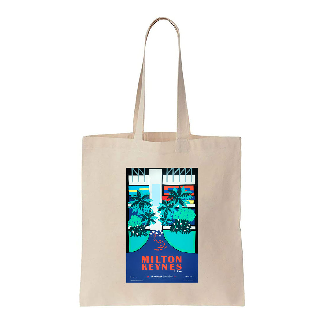 Milton Keynes by Train - Canvas Tote Bag