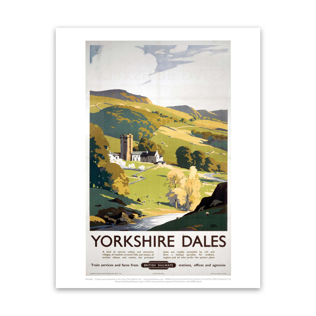 Yorkshire Dales - British Railways Art Print
