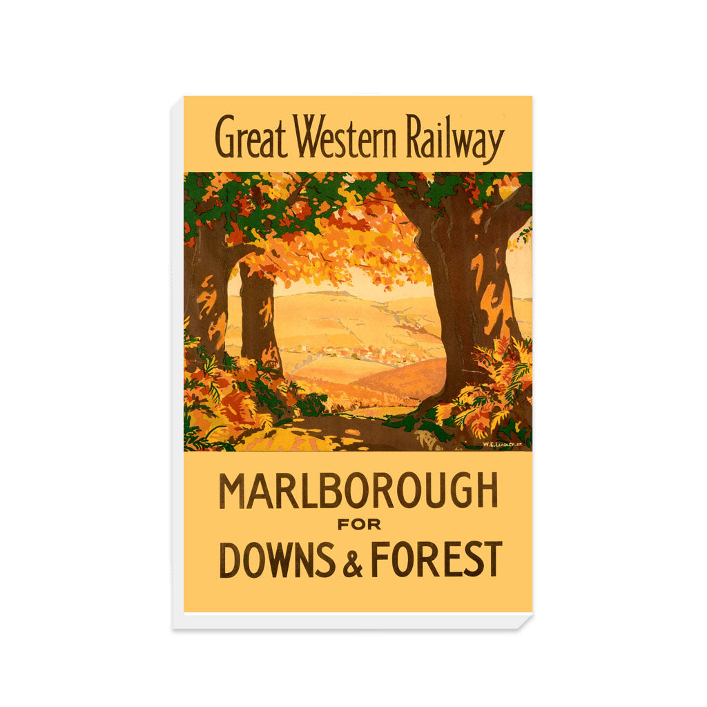 Marlborough for Downs and Forest - GWR - Canvas