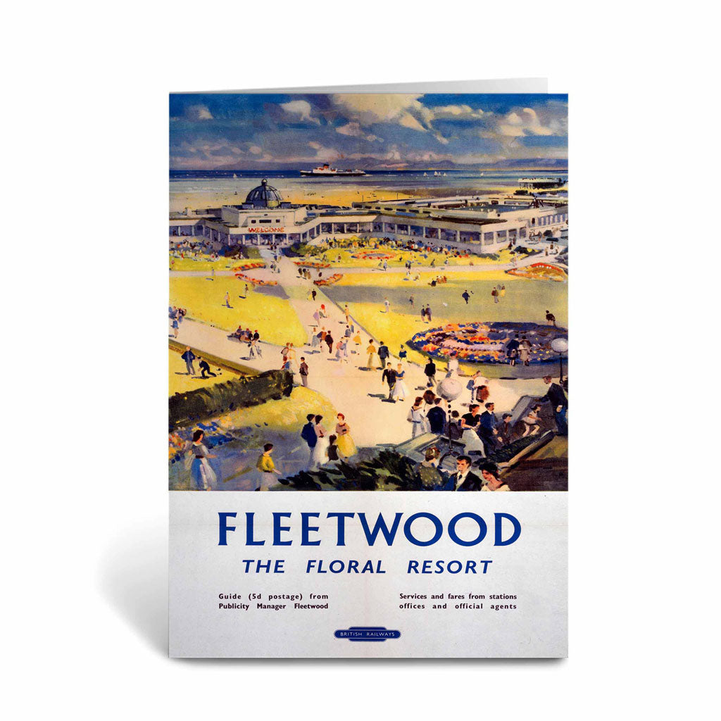Fleetwood Floral Resort - British Railways Greeting Card