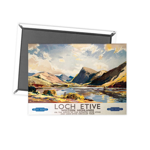 Loch Etive western Highlands - On the route of the glencoe Fridge Magnet