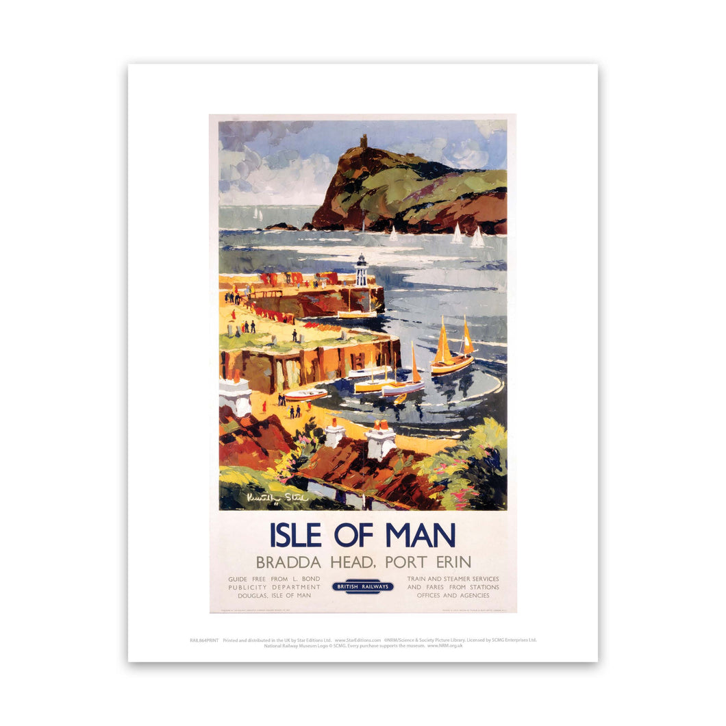 Isle Of Man - Bradda Head Port Erin Art Print
