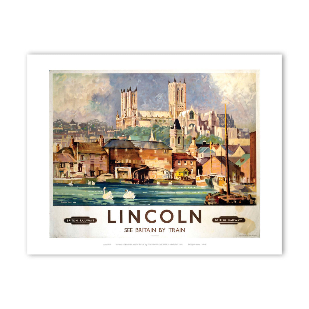 Lincoln - British Railways Art Print