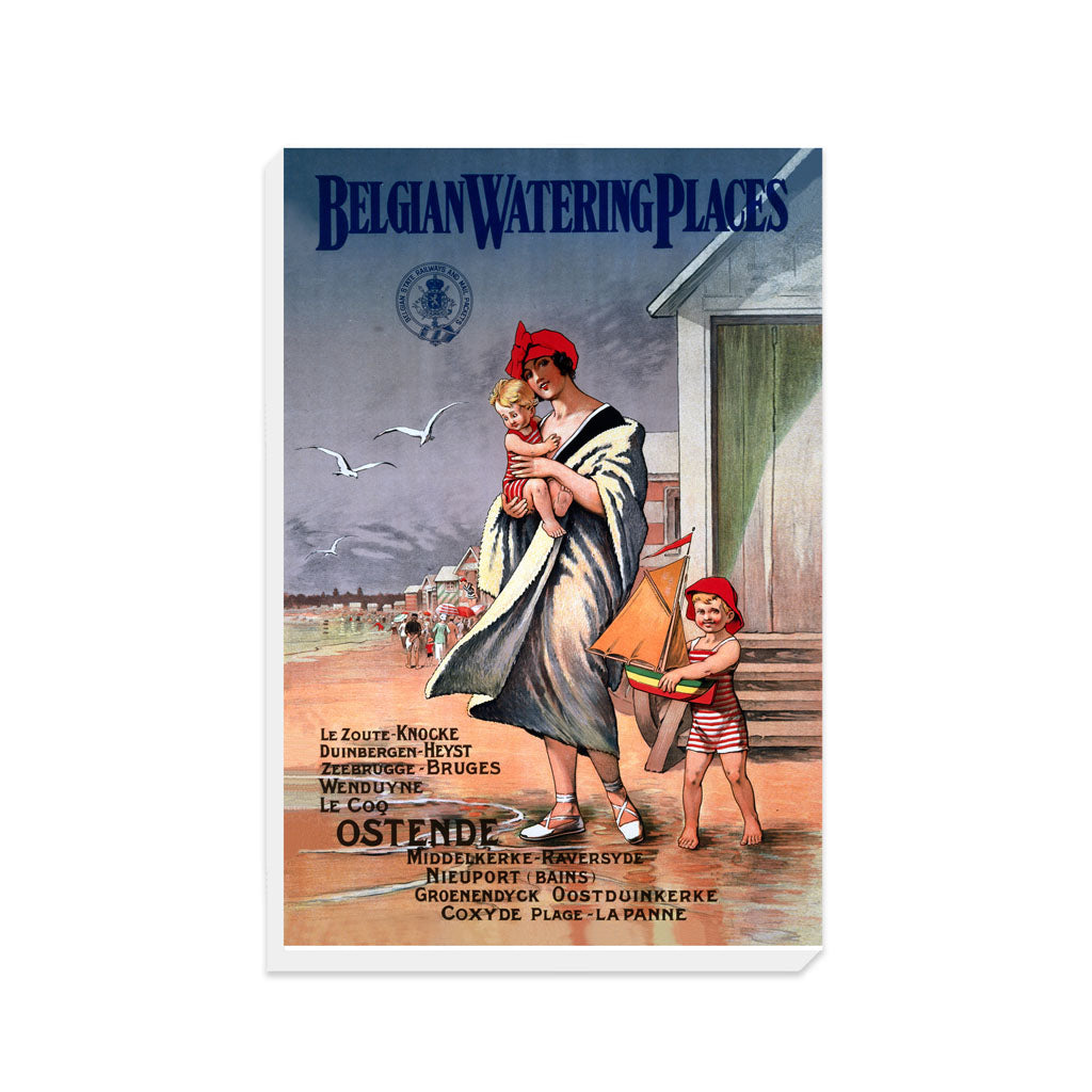 Belgian Watering Places - Ostende - Canvas